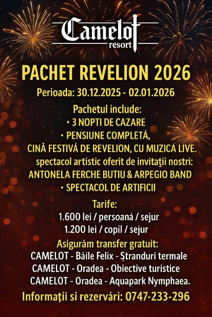 Revelion Oradea 2026 - Camelot Resort
